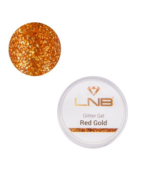 Glitter Gel Red Gold LNB 5 ml