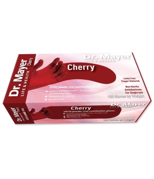 Manusi nitril Cherry Red Marimea S Dr. Mayer​