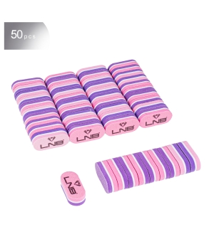 Set 50 mini buffer refolosibil Pink/Purple LNB 100/180