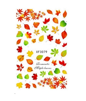 Sticker model unghii Autumn Leaves XF3079