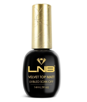 Top Coat Matt Velvet With-wipe LNB 14 ml