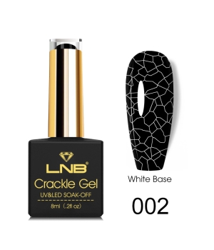 Crackle Gel Soak-Off 002 Black LNB 8 ml