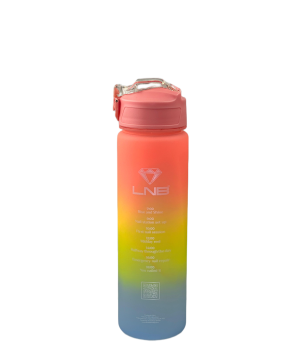 Sticla de apa LNB Motivational Rainbow Dusty Pink 670 ml