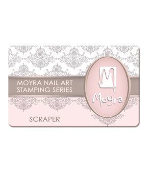 RACLETA PENTRU STAMPILA MOYRA SCRAPPER CLEAR PINK