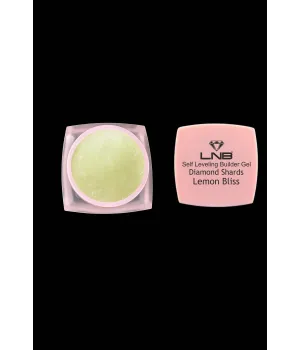 Self Leveling Builder Gel Diamond Shards Lemon Bliss Hema Free LNB 30 Gr.