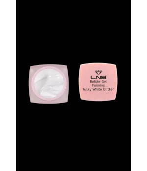 Forming Gel Milky White Glitter LNB 30 Gr.