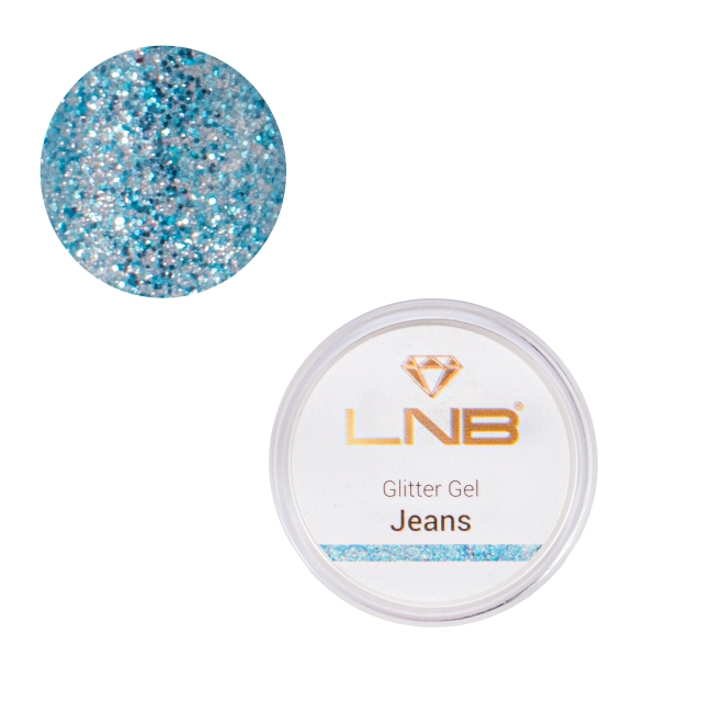 Glitter Gel Jeans LNB 5 ml​