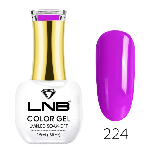Color Gel Soak-Off 224 LNB 15 ml