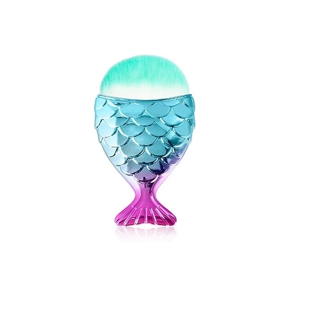 Perie tip pamatuf extrafina Blue and Purple tip Fish Tail LNB