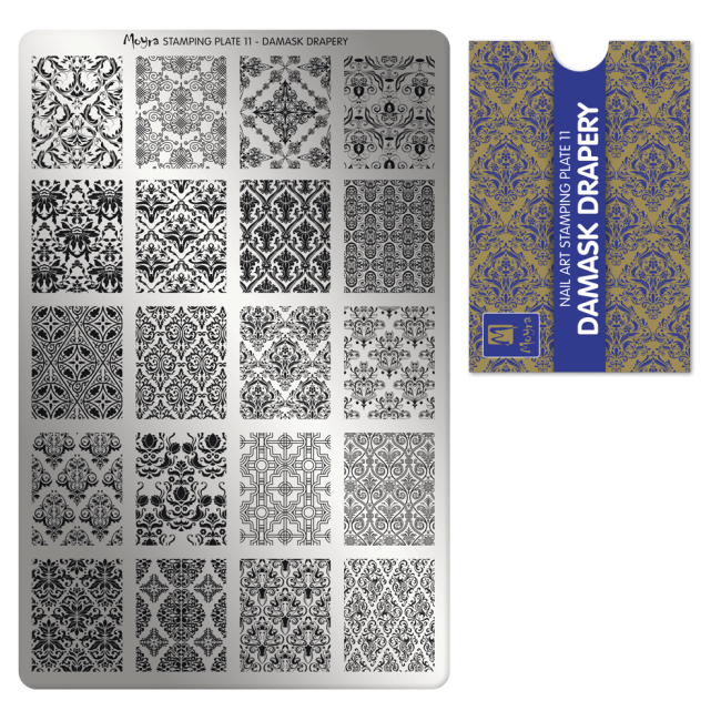 Matrita metalica Moyra Damask Drapery Plate 11