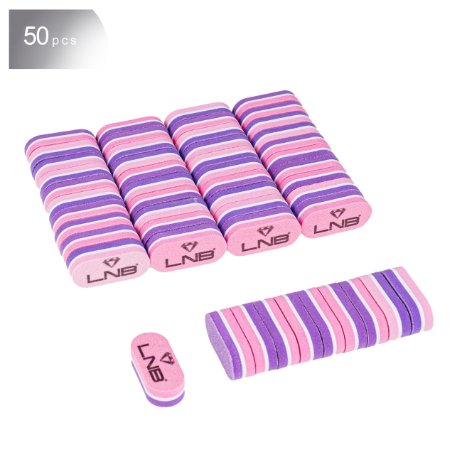 Set 50 mini buffer refolosibil Pink/Purple LNB 100/180