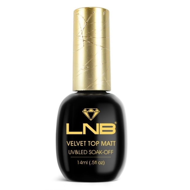 Top Coat Matt Velvet With-wipe LNB 14 ml
