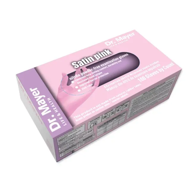 Manusi nitril Satin Pink Marimea S Dr. Mayer