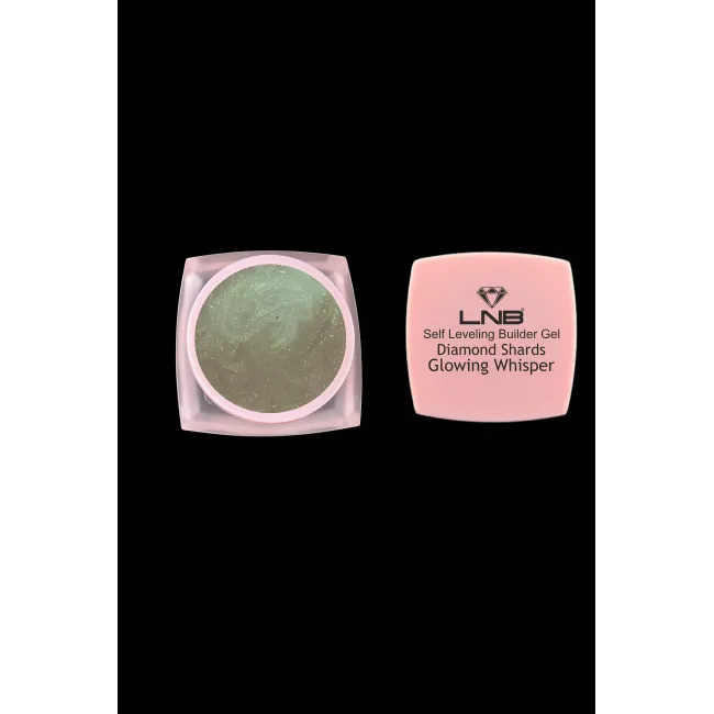 Self Leveling Builder Gel Diamond Shards Glowing Whisper Hema Free LNB 30 Gr.