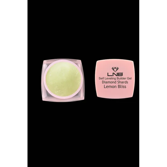 Self Leveling Builder Gel Diamond Shards Lemon Bliss Hema Free LNB 30 Gr.