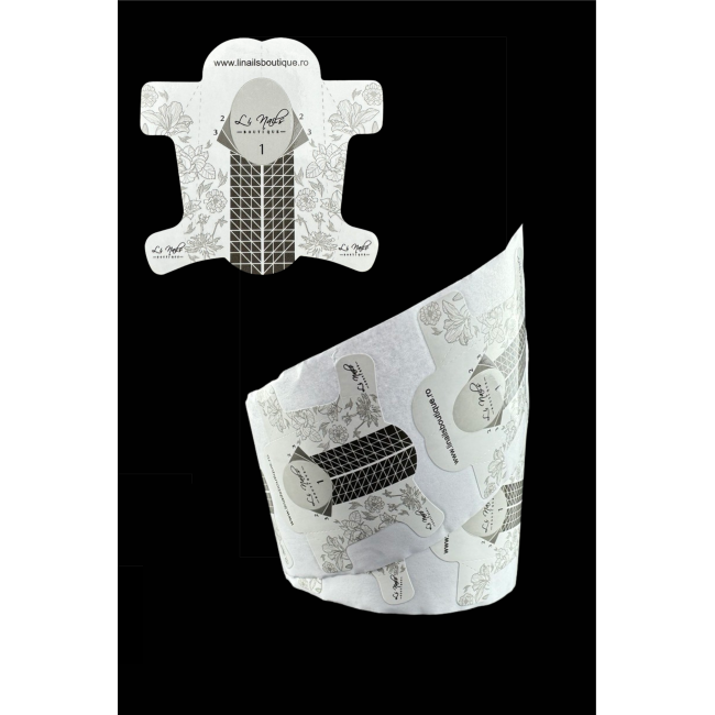 Rola sabloane Profesionale LNB 500 buc. White