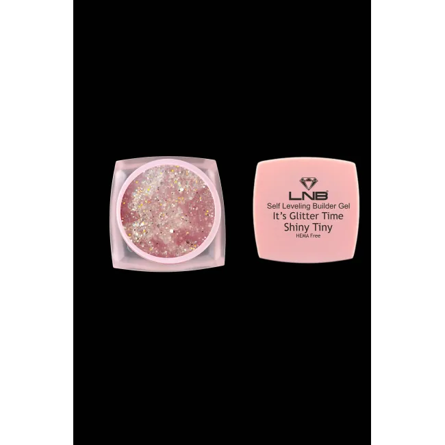 Self Leveling Builder Gel It's Glitter Time Shiny Tiny Hema Free LNB 30 Gr.