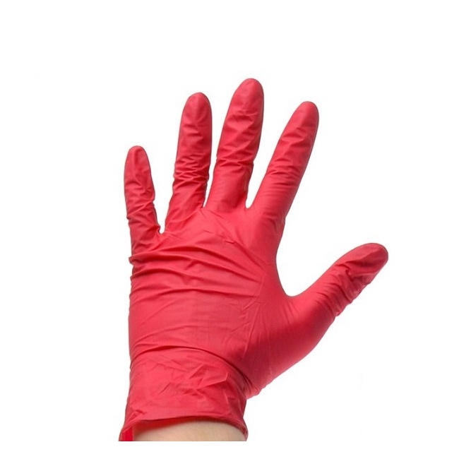 Manusi nitril Cherry Red Marimea S Dr. Mayer​
